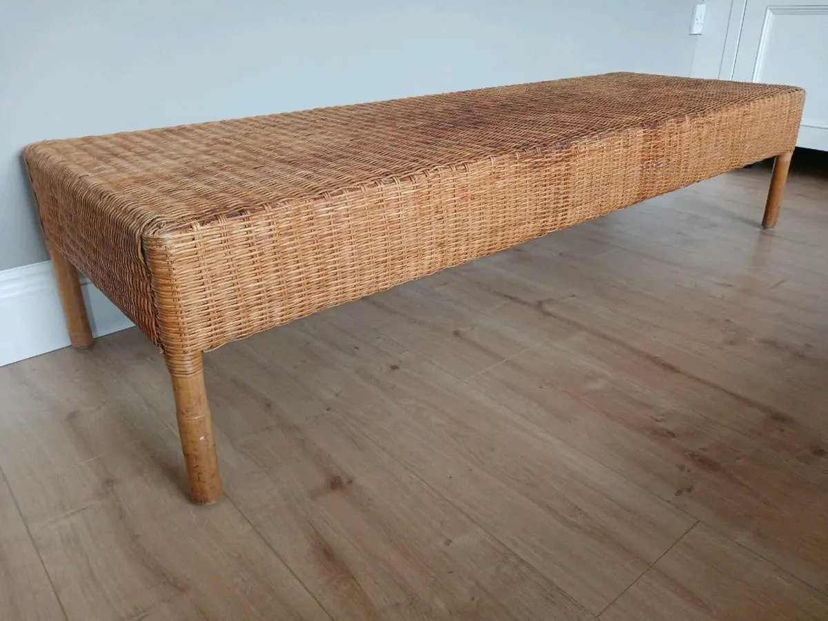 Rattan Bench - Image 1