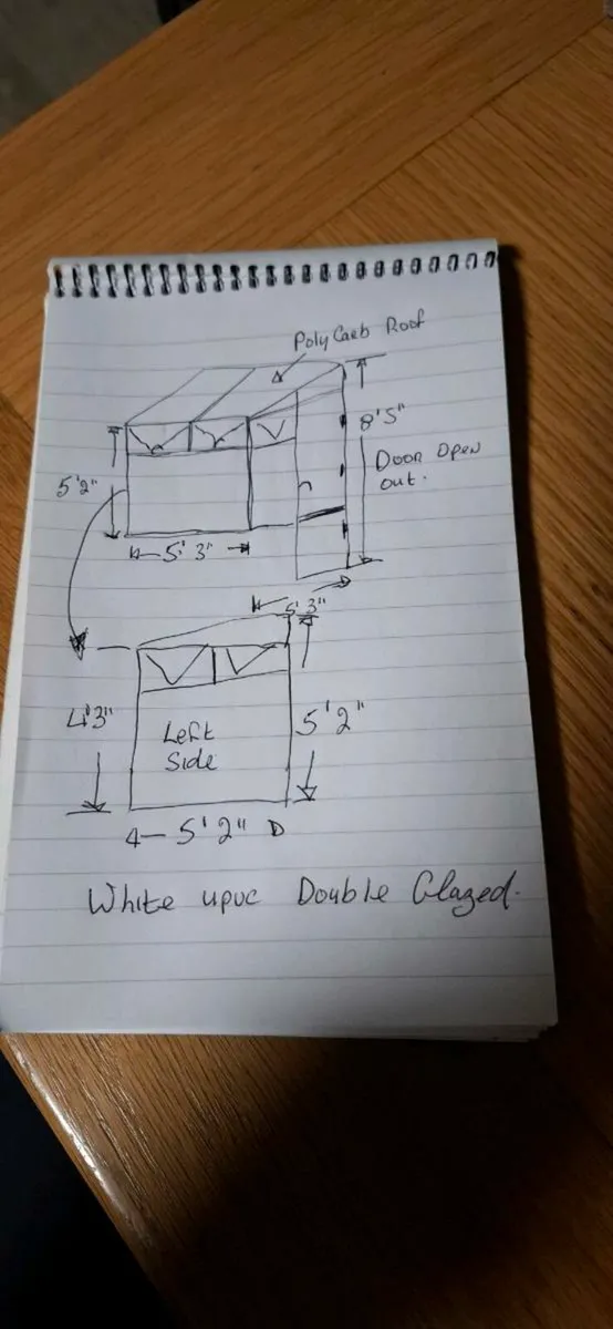 Pvc  door porch - Image 1