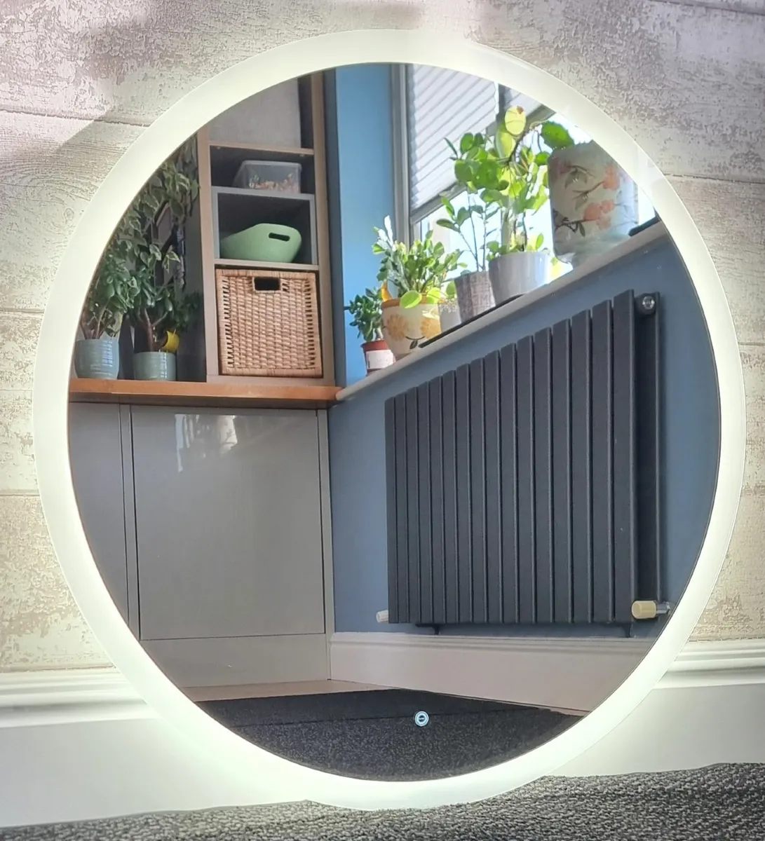 LED Bathroom Vanity Mirror Round Touch Switch - Image 2