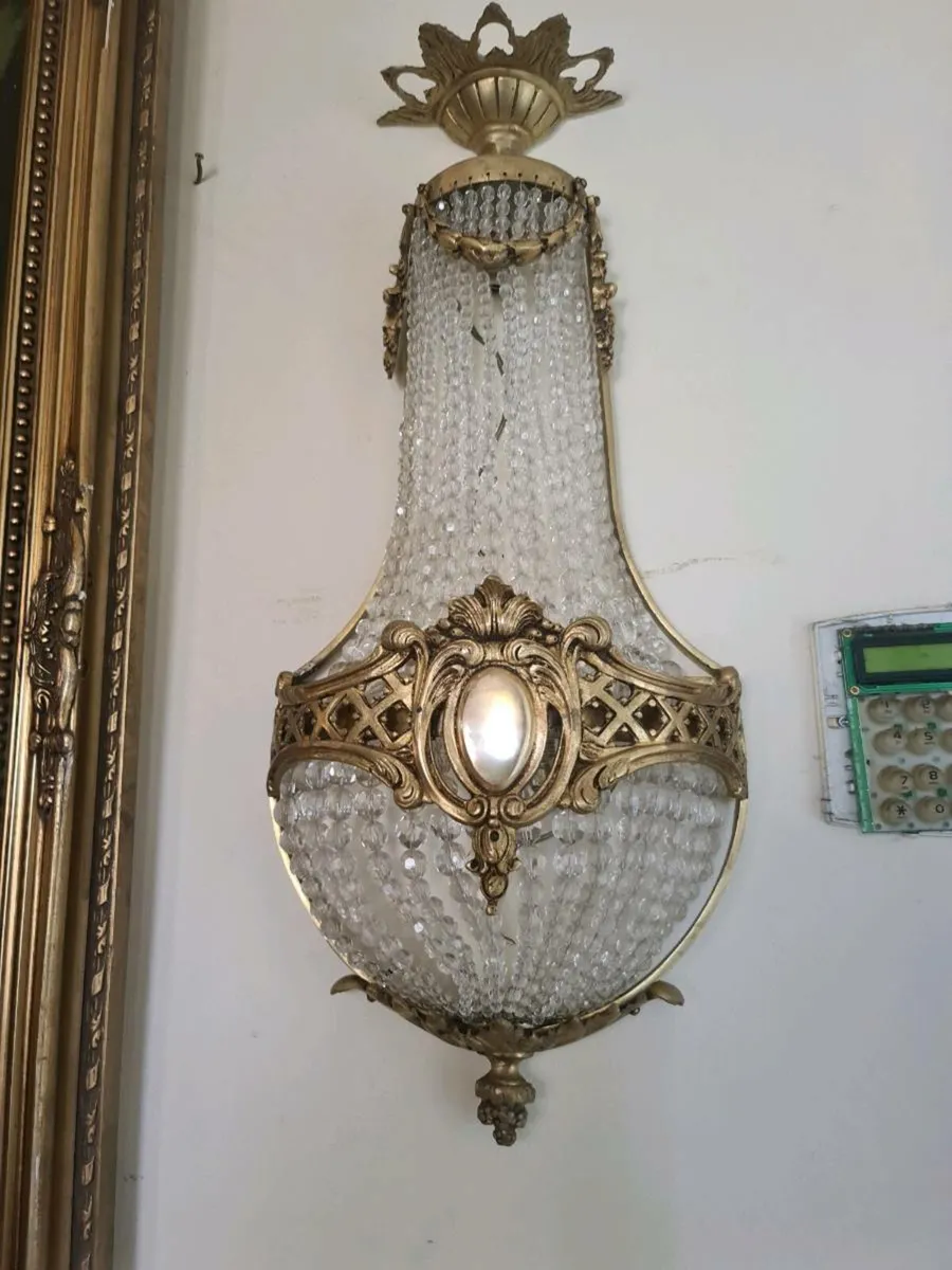 French empire wall lights - Image 1