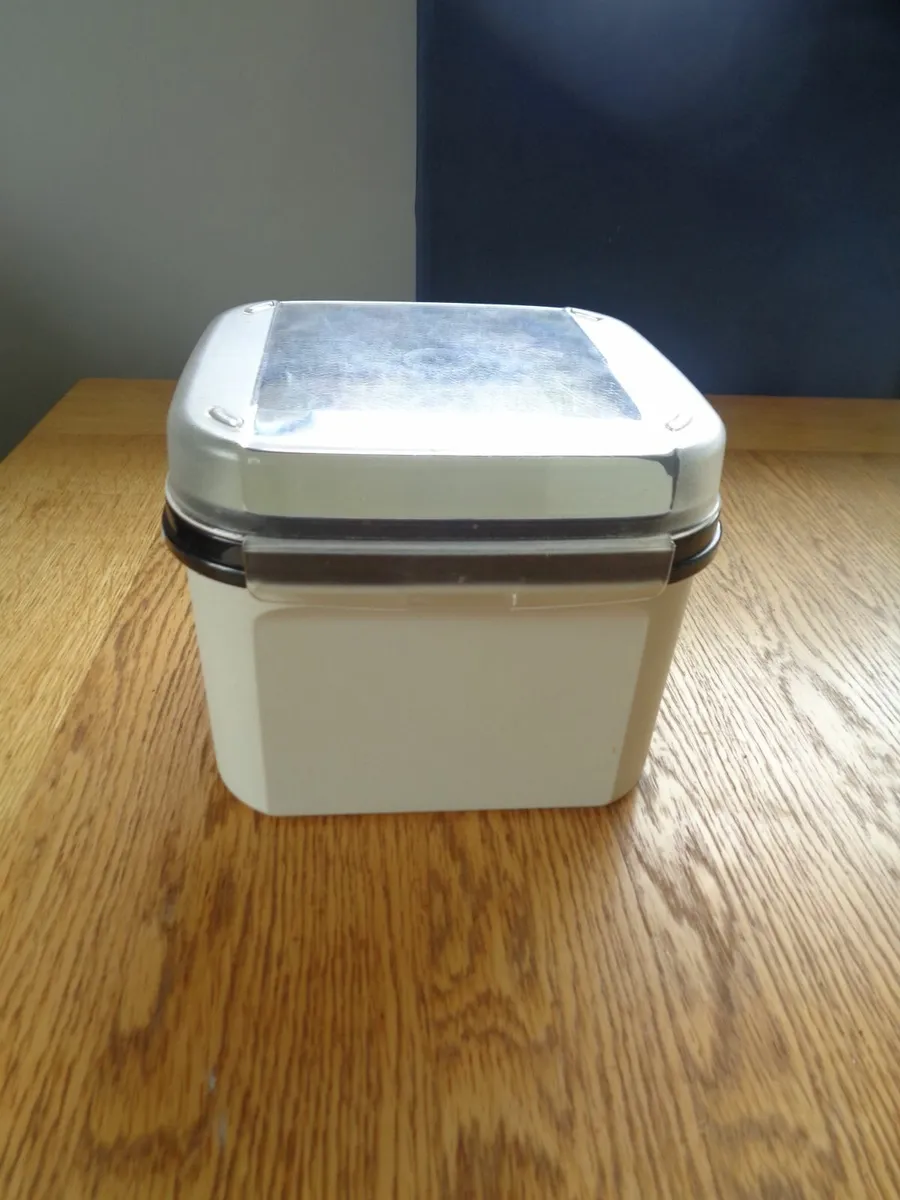 Tubberware Square Plastic Container for Sale - Image 1