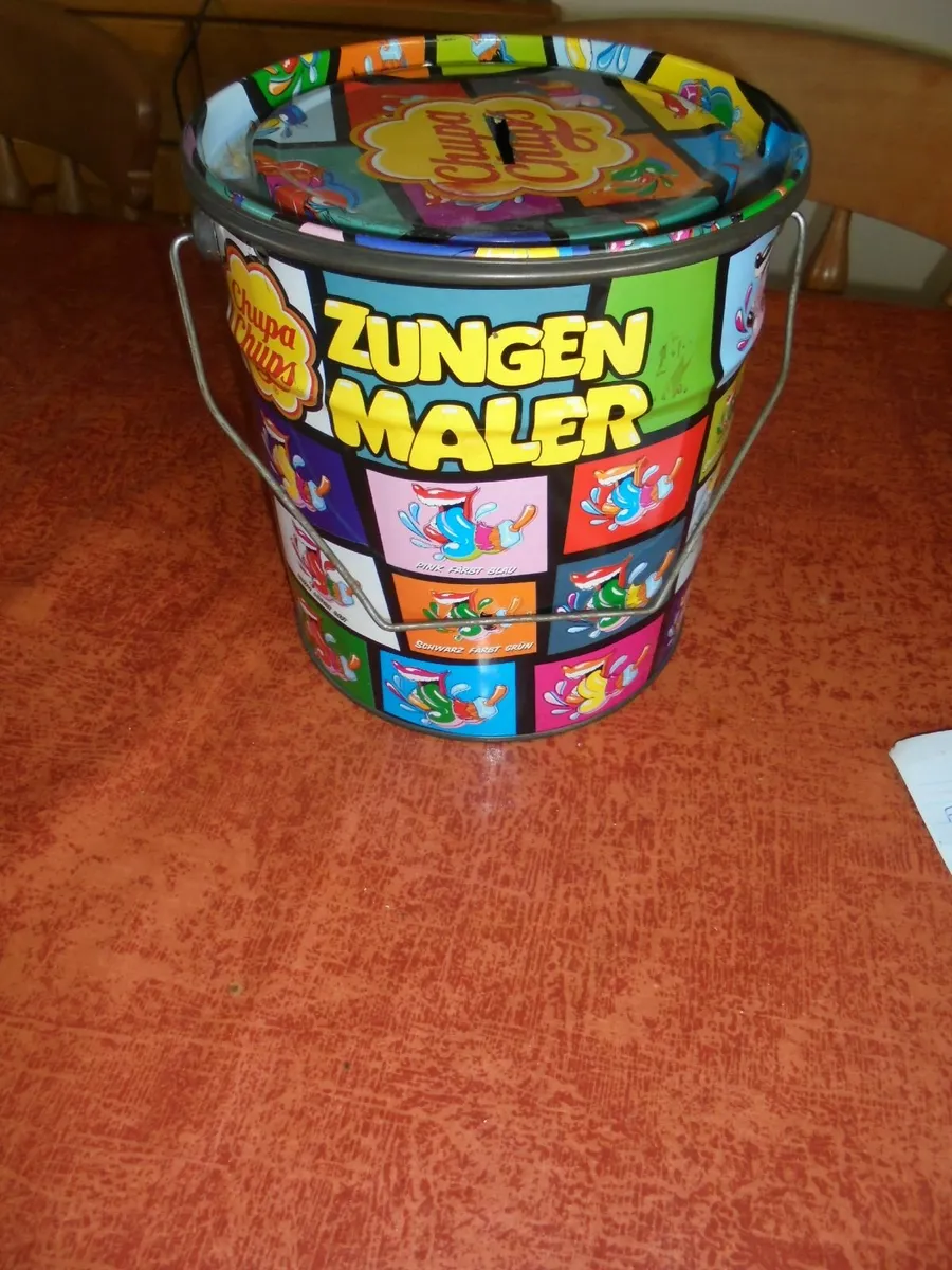 Chupa Chups Tin Money Box for Sale - Image 1