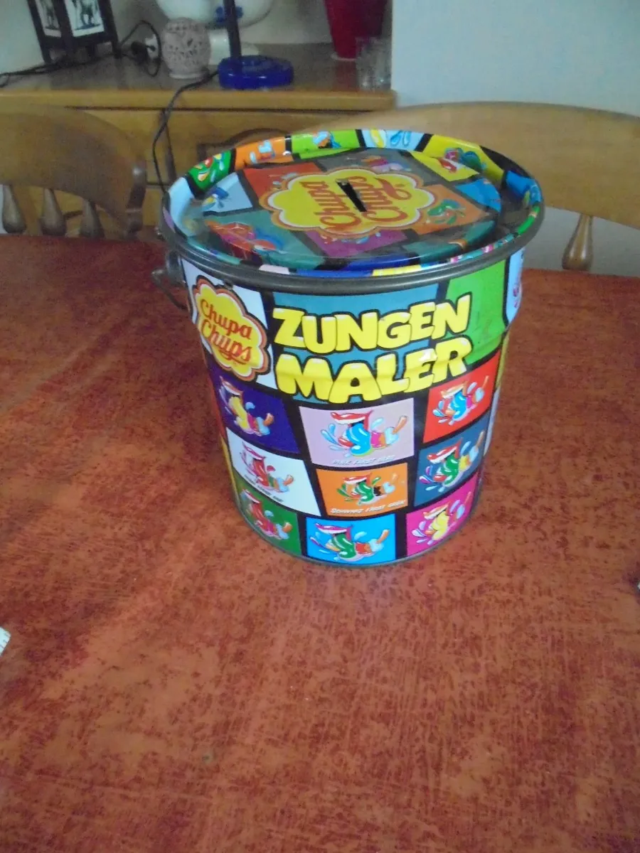 Chupa Chups Tin Money Box for Sale - Image 4