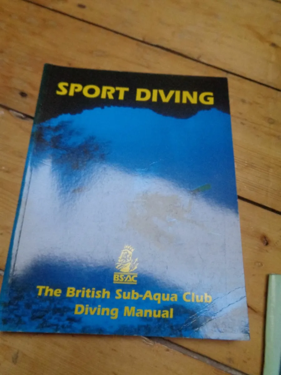 Sport Diving Manual Book for Sale - Image 1