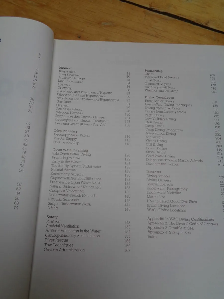 Sport Diving Manual Book for Sale - Image 4