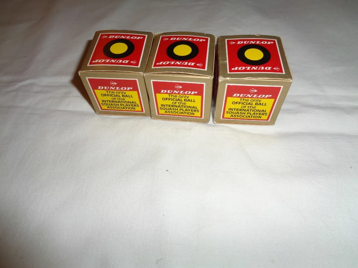 Dunlop Championship Squash Balls x 3 for Sale - Image 4