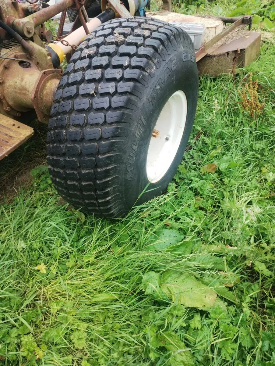Compact Tractor Rear Grass wheels - Image 3