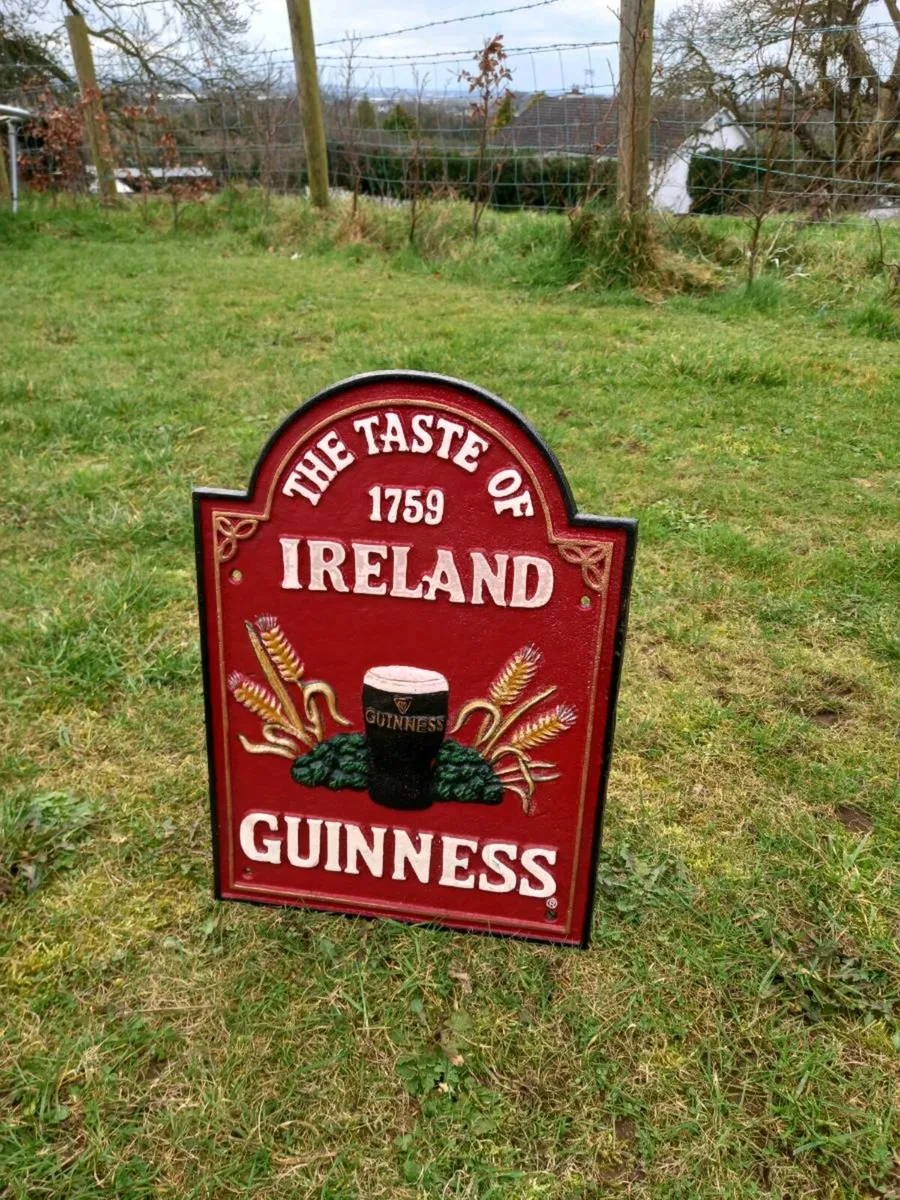 Taste of Ireland Cast Iron Sign - Image 1