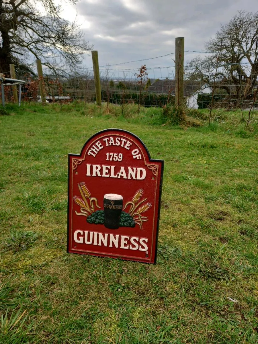 Taste of Ireland Cast Iron Sign - Image 2