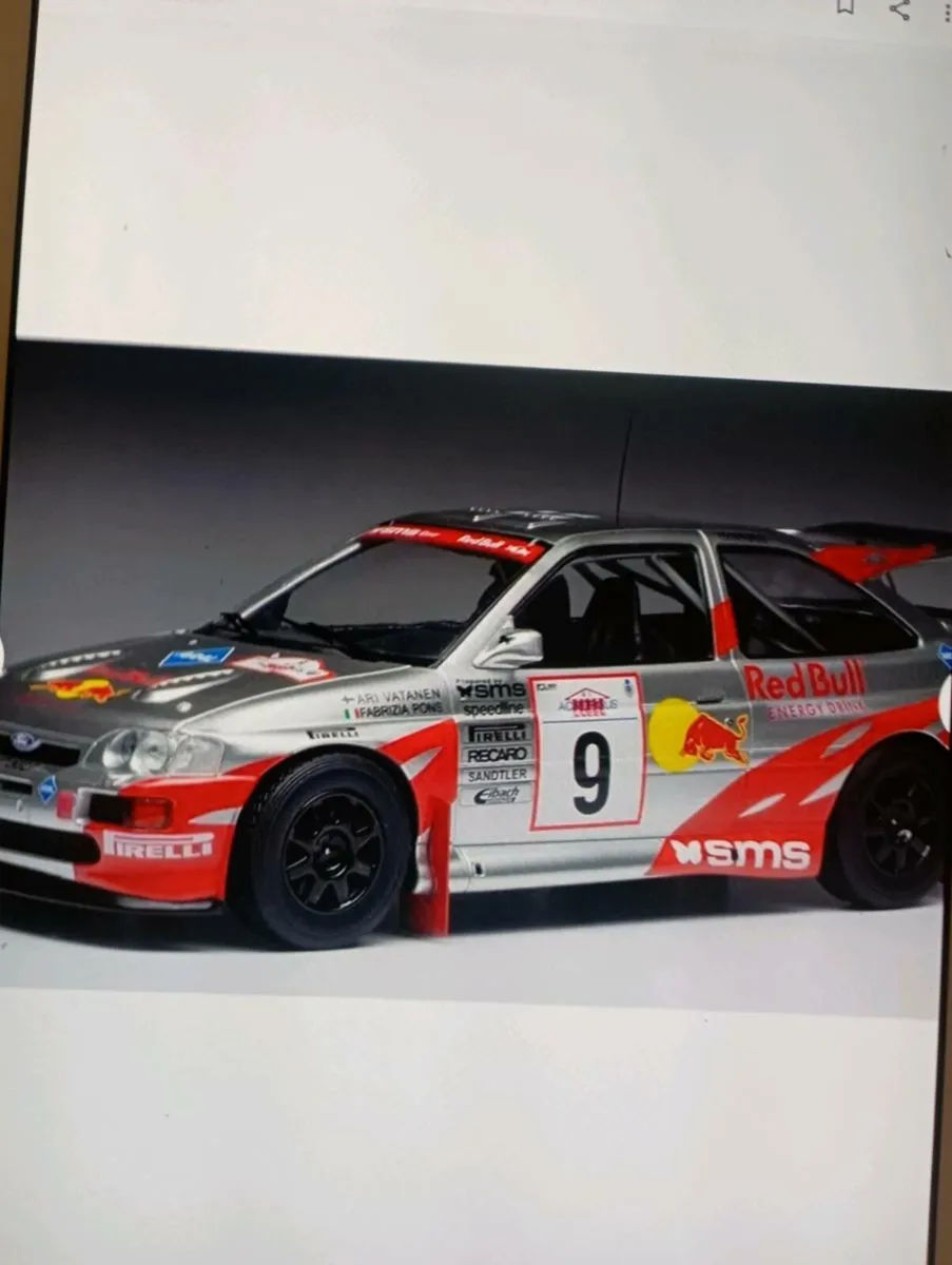 1-18 SCALE FORD ESCORT RS COSWORSTH #9 RALLY CAR. - Image 2