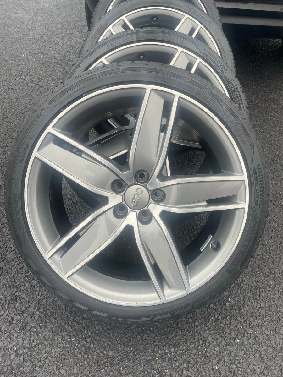 Genuine 18” Audi Alloys 5x100 - Image 2