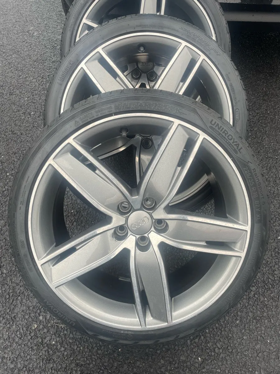 Genuine 18” Audi Alloys 5x100 - Image 3