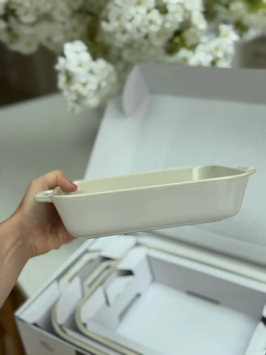 Staub ceramic baking dish set of 3 - brand new - Image 2