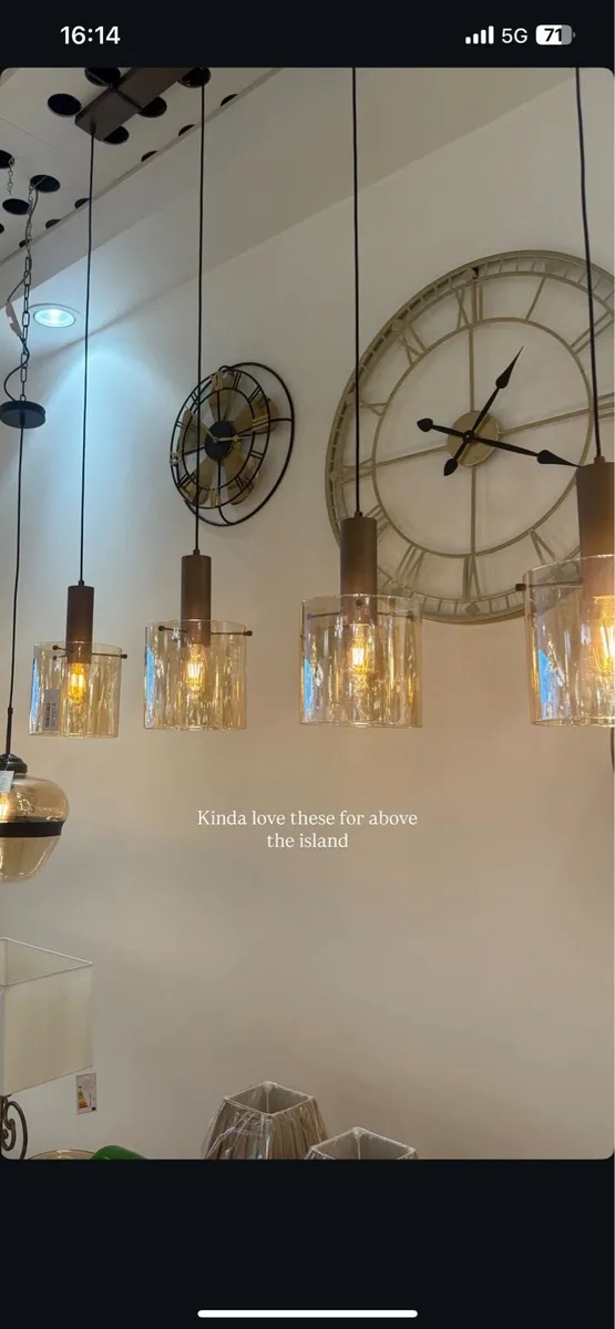 Vintage Style Fade Pendant Kitchen Lights - Image 3