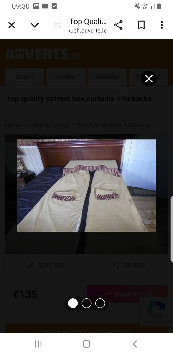 Curtains and pelmet box - Image 2