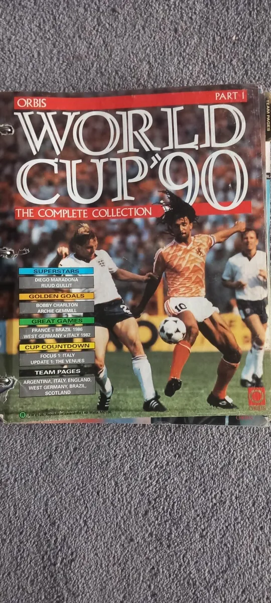 Orbis World Cup Italia 90 Sticker Collection - Image 2