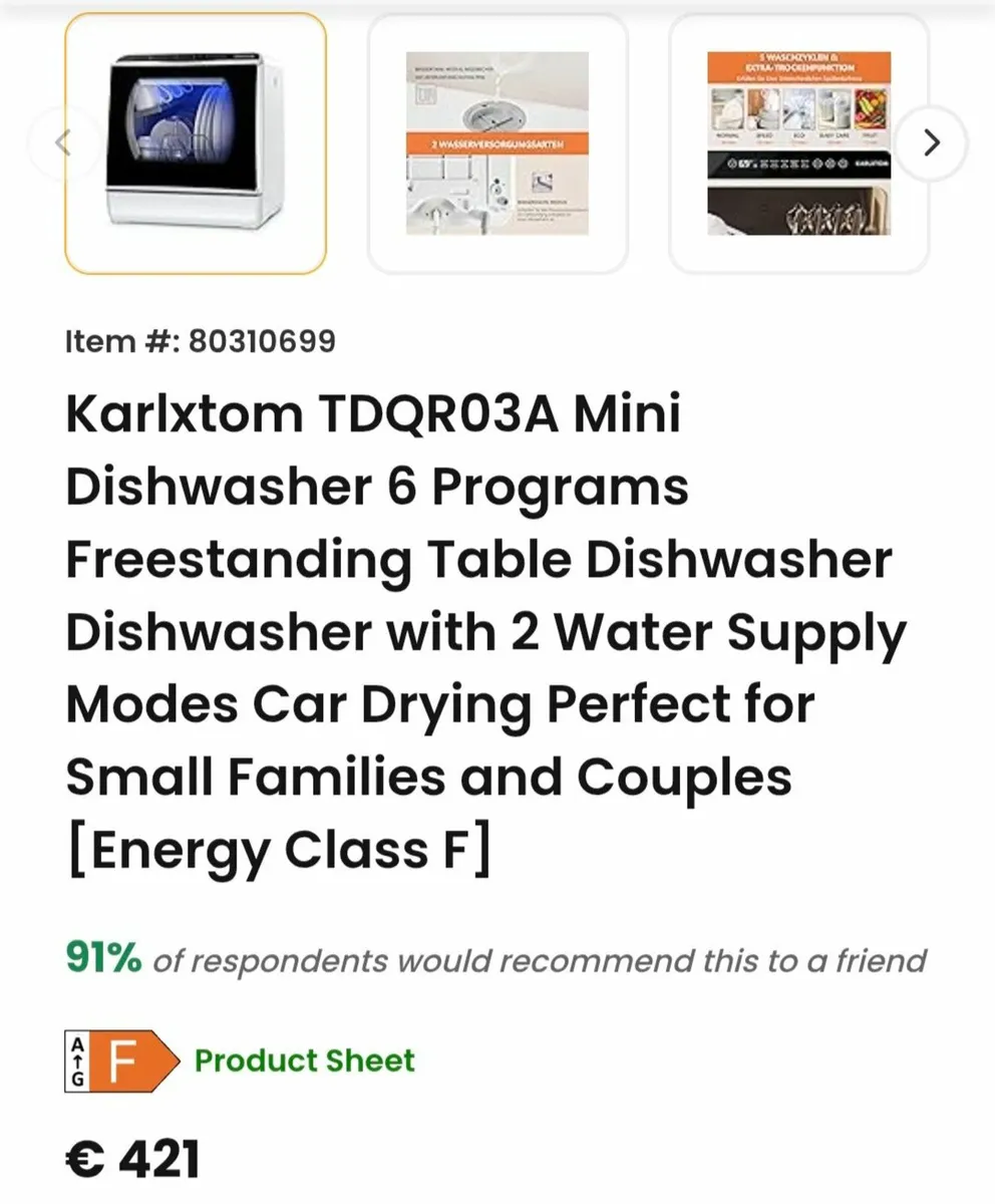 Countertop Dishwasher - Image 1