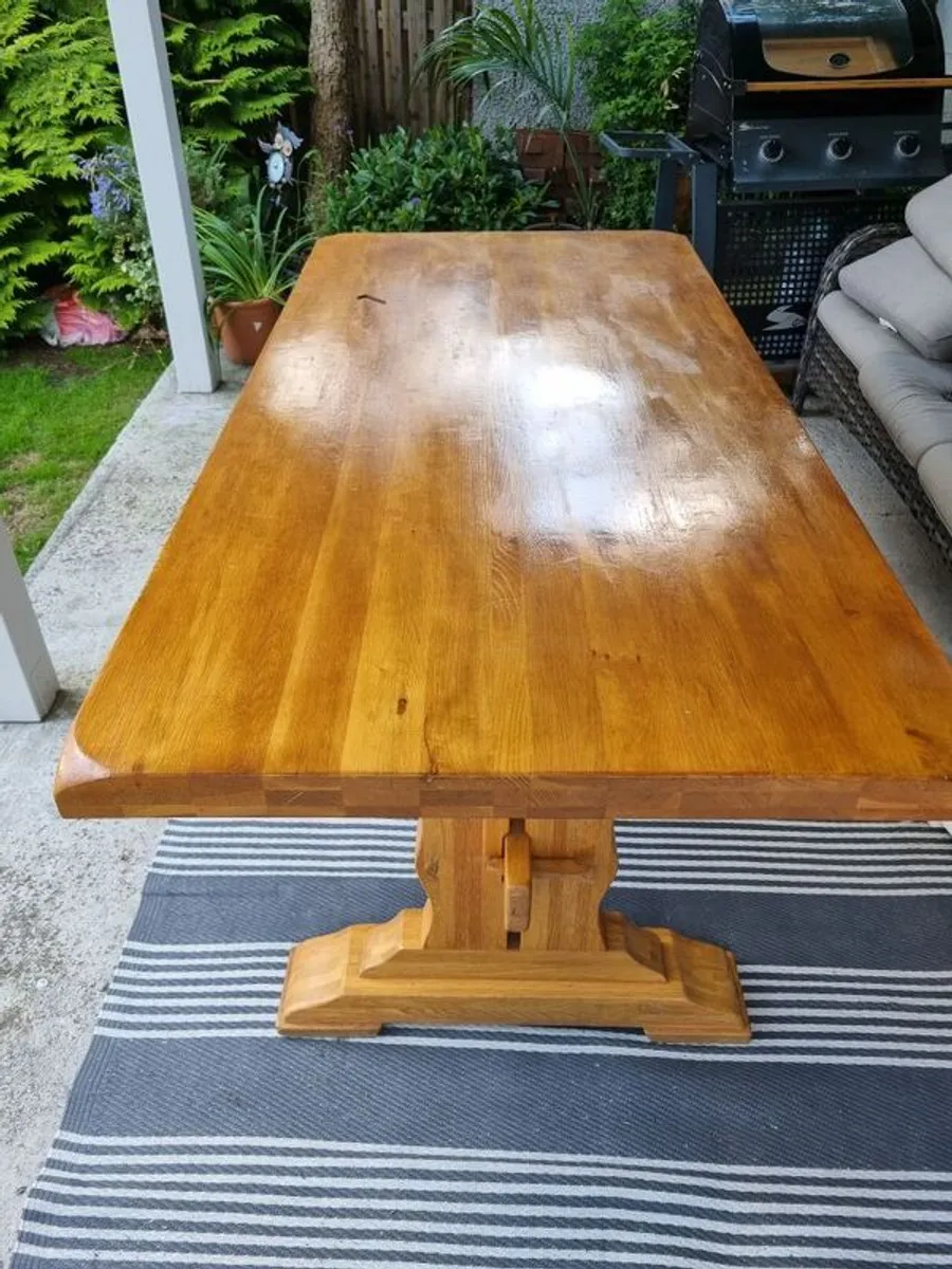solid wood table - Image 2
