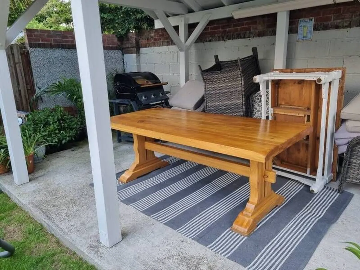 solid wood table - Image 4