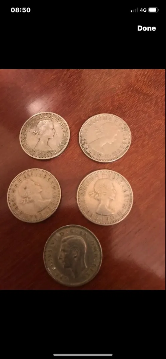 Vintage British Shillings - Image 1