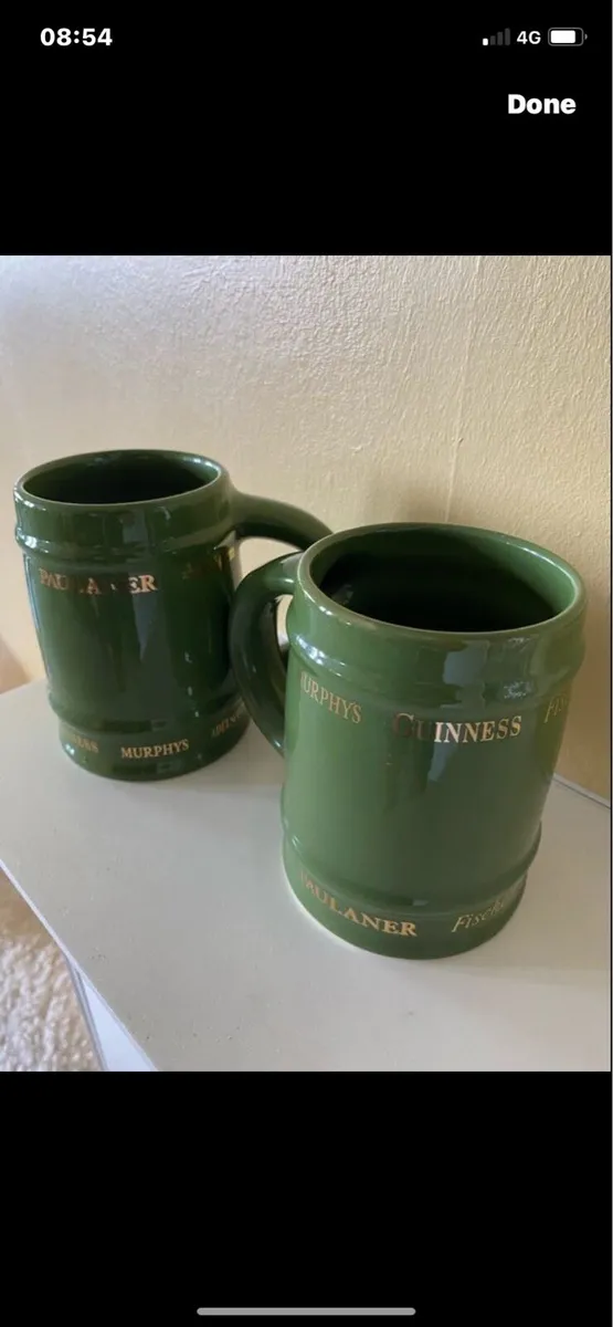 Multi Brand Ceramic Tankards (2) - Image 1