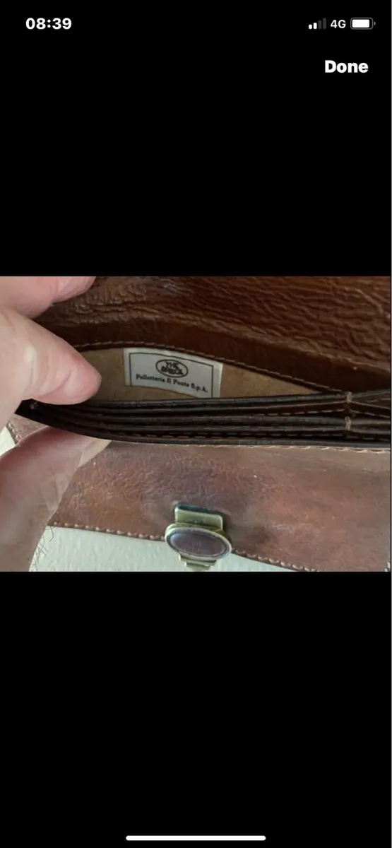 Vintage ‘The Bridge’ Leather Wallet - Image 4