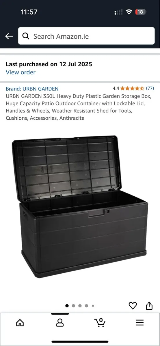 New storage box, never used, still in packaging - Image 1