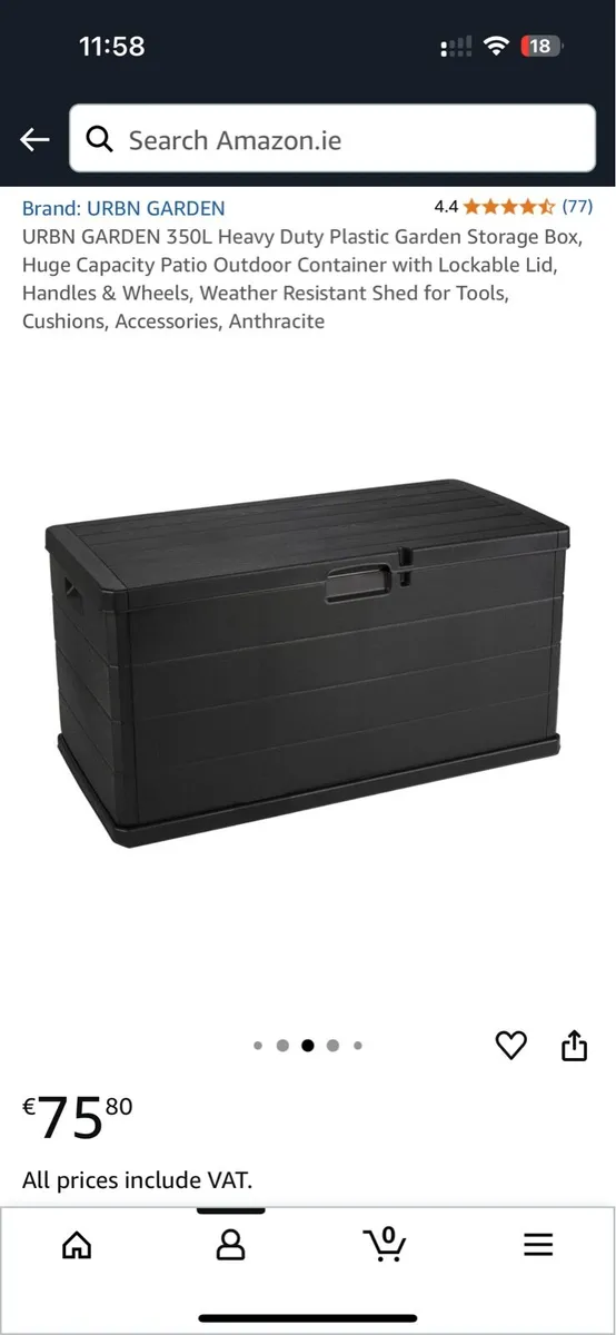 New storage box, never used, still in packaging - Image 3