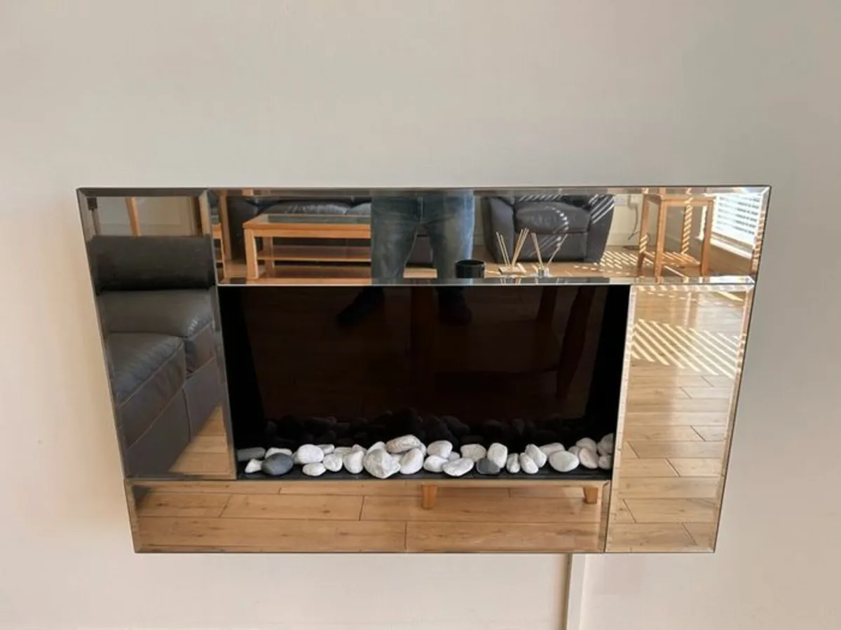 Stylish Wall Mounted Electric Radiator with Mirror - Image 4