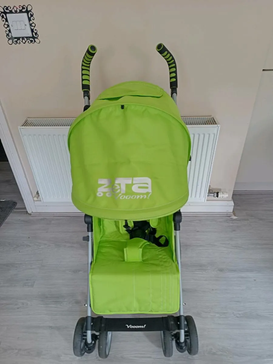 Zeta vooom baby's buggy. Rain cover+ footmuff - Image 4