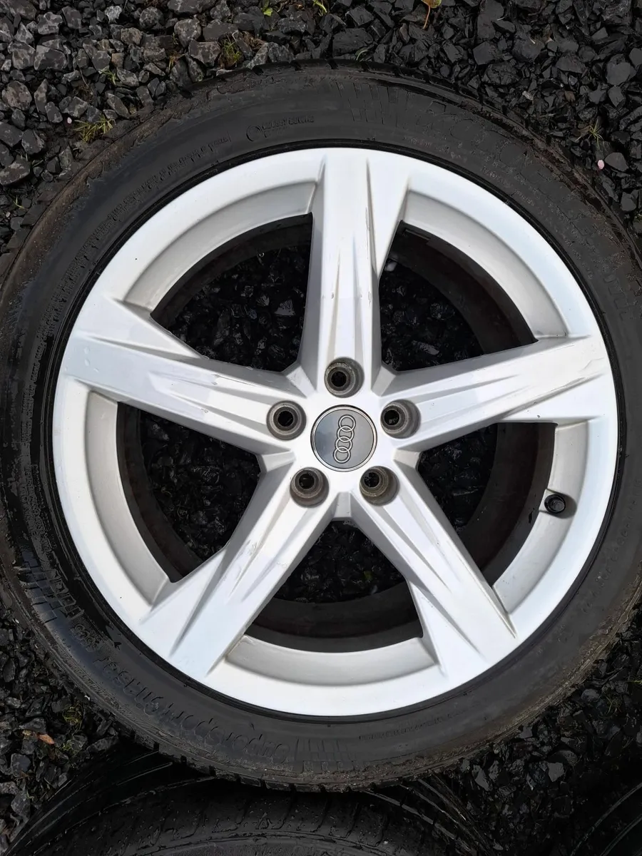 18" Genuine Audi S Line Alloys with tyres - Image 1