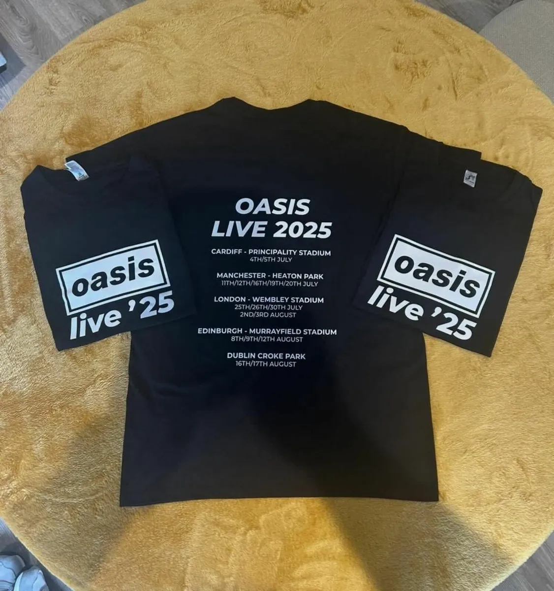 Oasis Hats and Tshirts - Image 1