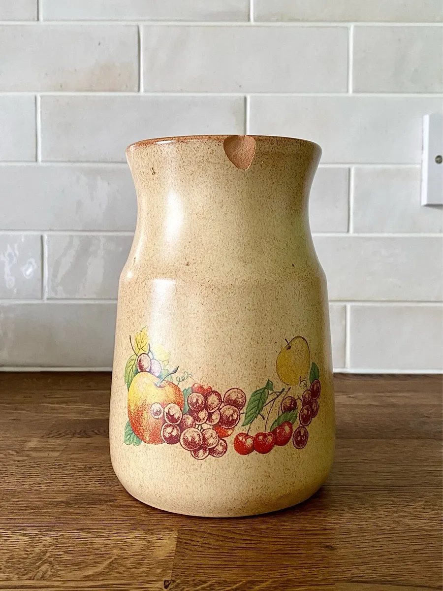 Vintage 70s Kitchen Utensil Holder - Image 1