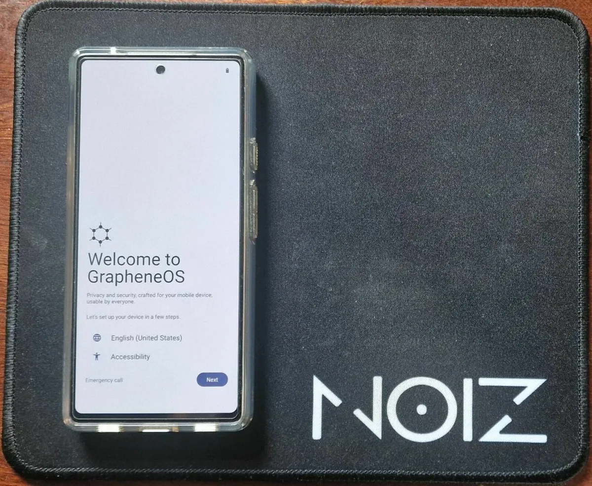 Refurbished deGoogled Pixel 6a mobile phone