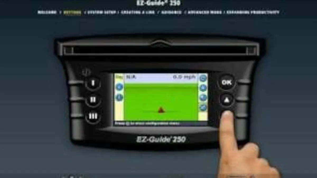 Trmble Ez Guide 250 GPS