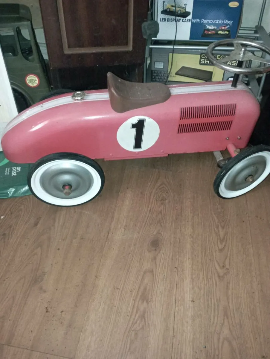 VINTAGE GOKI RIDE ON RACE CAR CLASSICS STYLE - Image 1