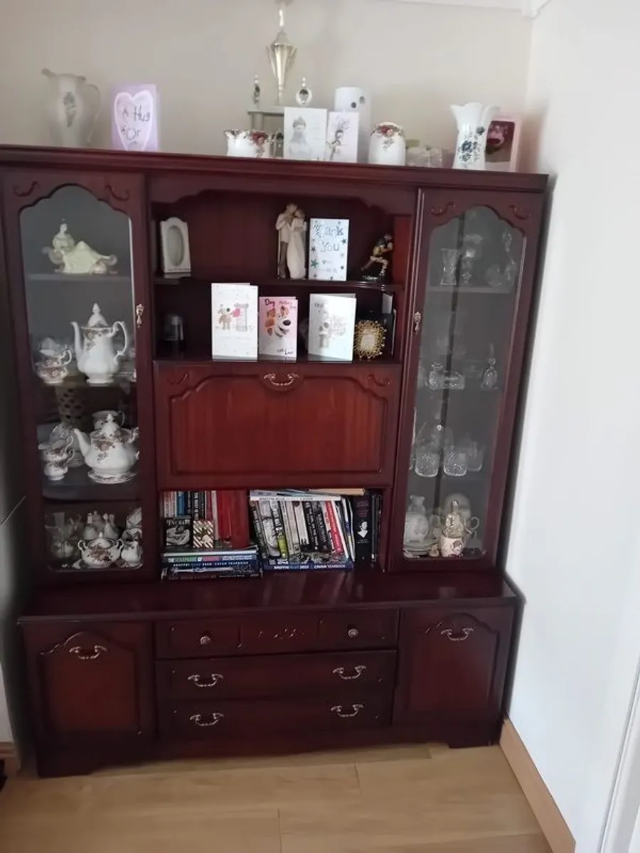 Solid Wood Display Cabinet - Image 1