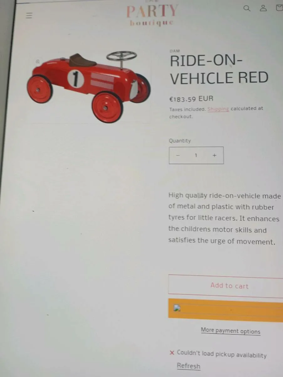 VINTAGE GOKI RIDE ON RACE CAR CLASSICS STYLE - Image 4
