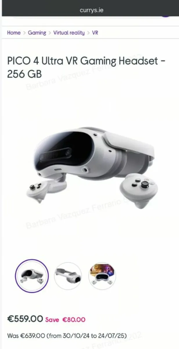 PICO 4 Ultra VR Gaming Headset -256 GBb - Image 1