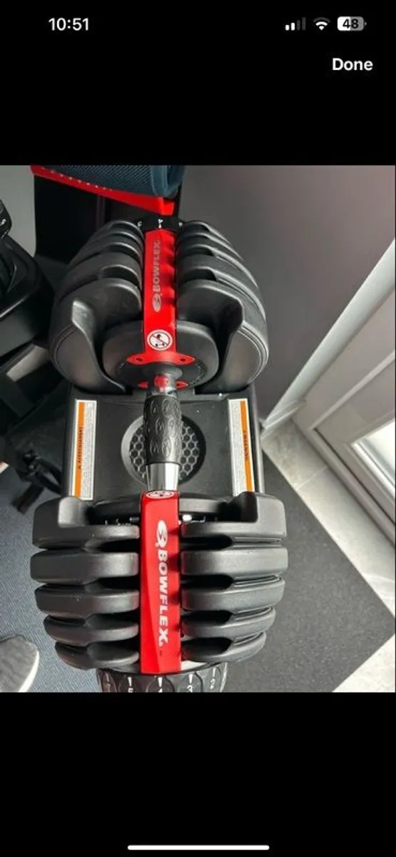 Bowflex - Adjustable Dumbbells & Stand with media rack - Image 3