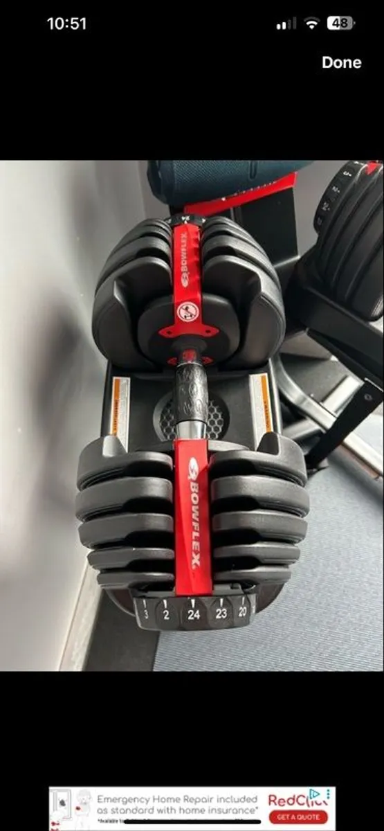 Bowflex - Adjustable Dumbbells & Stand with media rack - Image 4