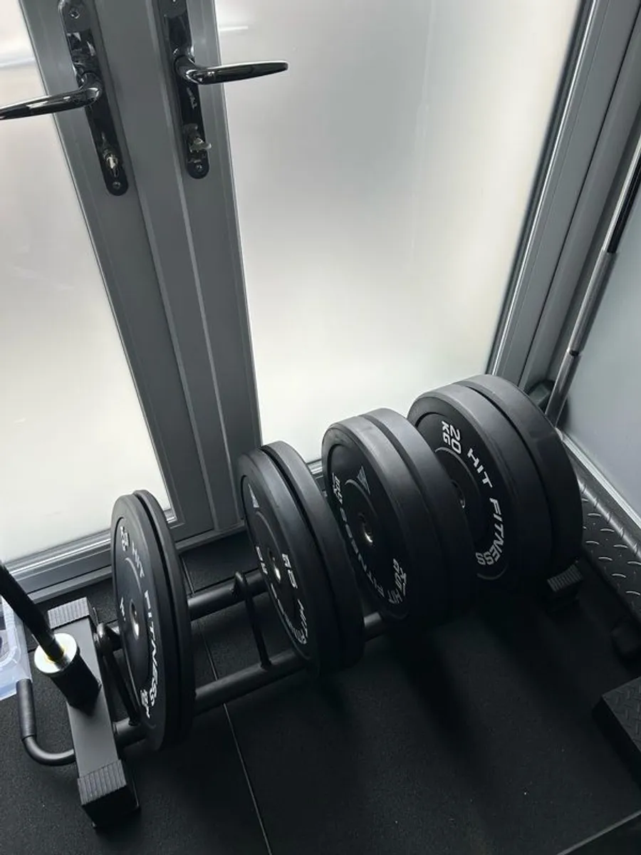 100kg weights Olympic bumper plates - Image 2