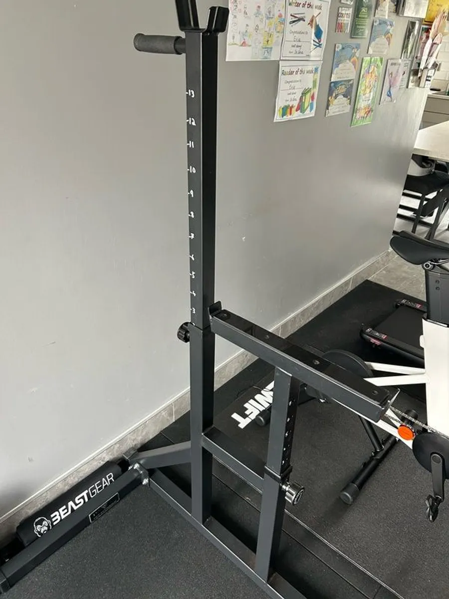 Hit Fitness Adjustable Squat Rack - Image 2
