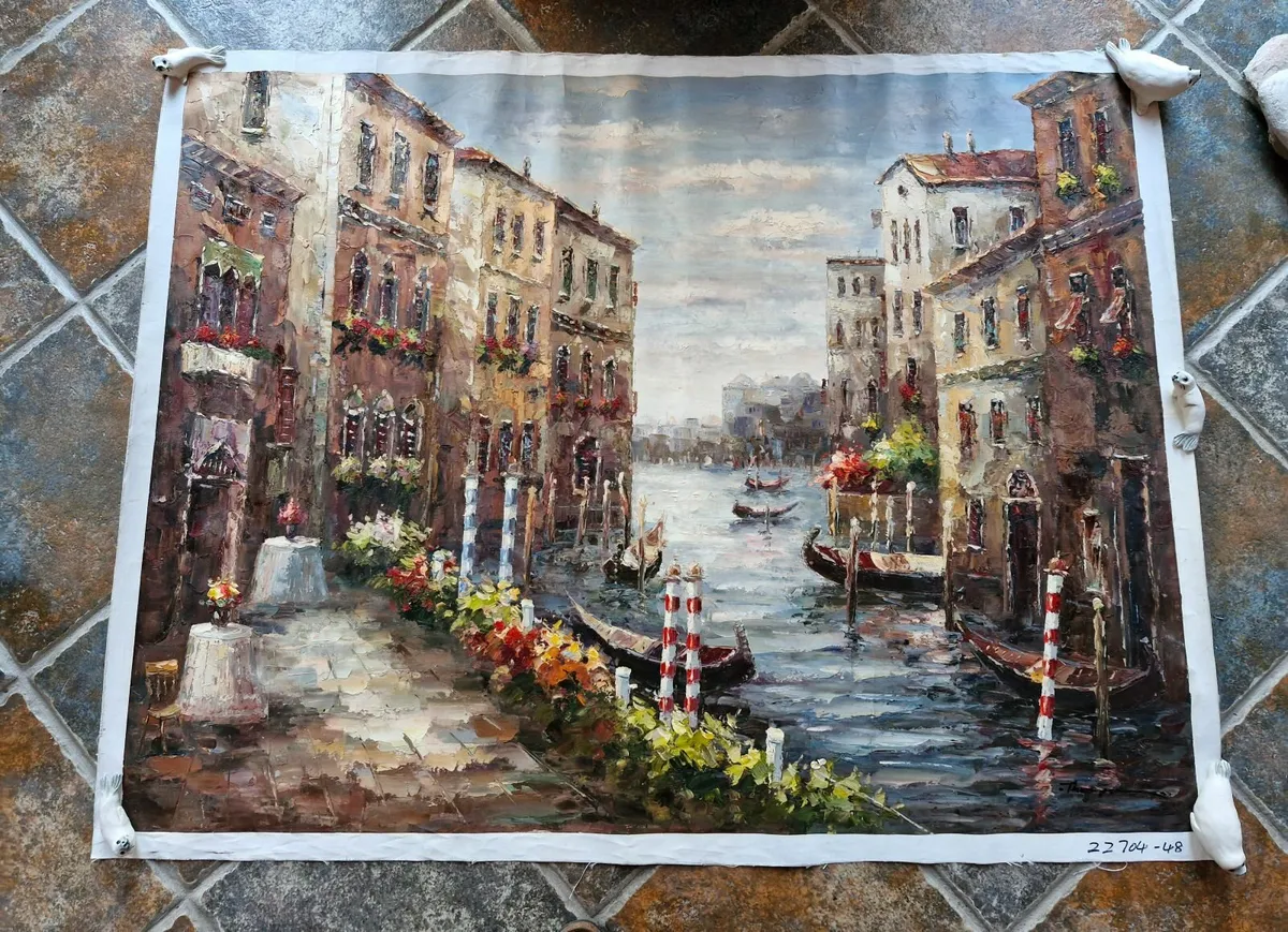 Painting - oil on canvas - signed - Image 2
