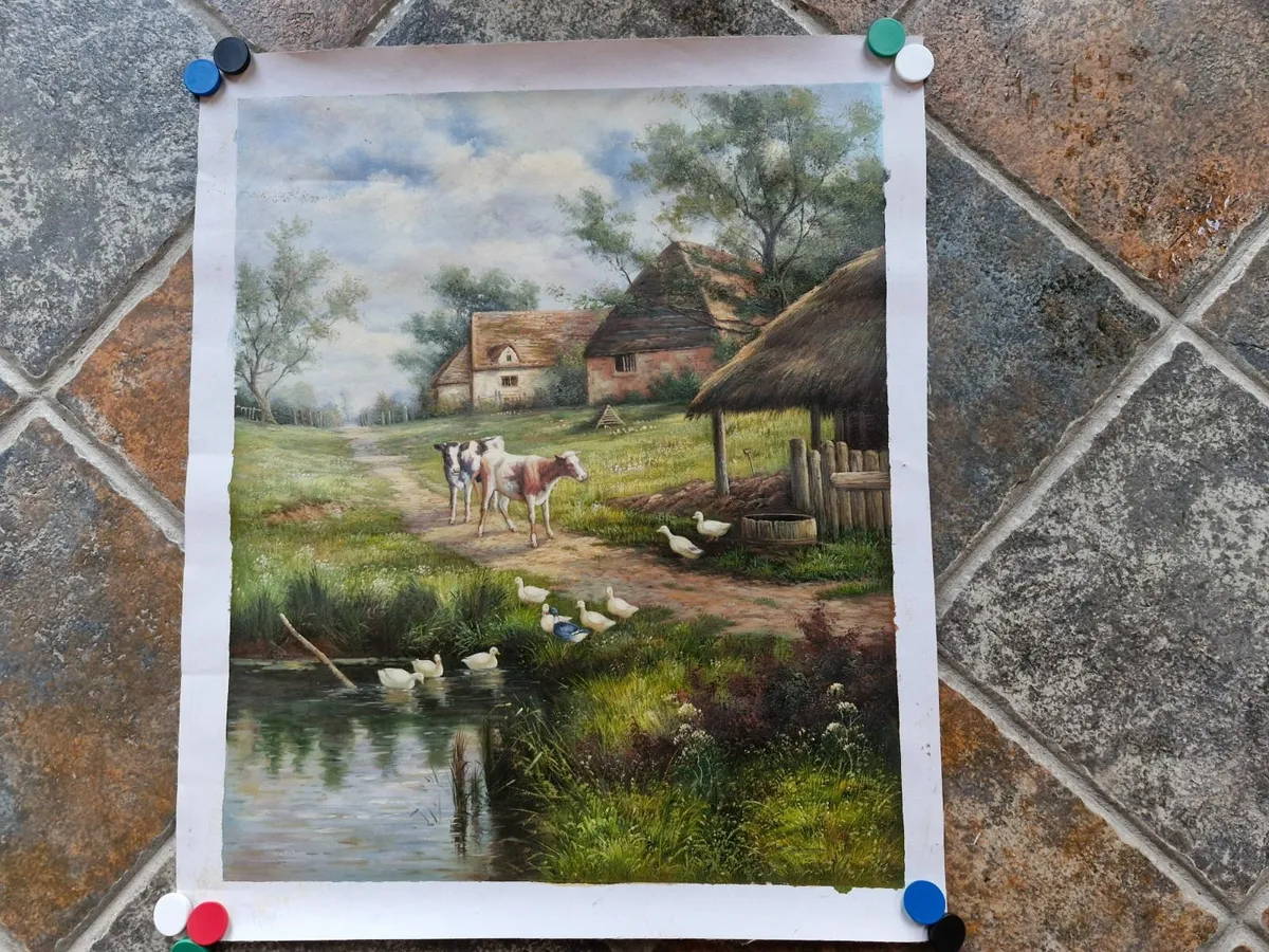 Painting - oil on canvas - signed