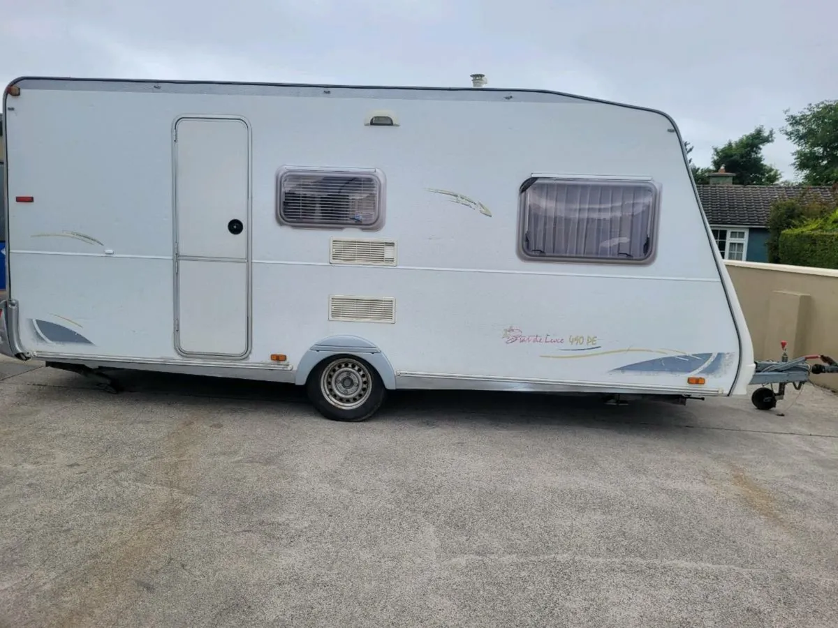 Sterckeman caravan 6bert caravan with fixed bed - Image 1