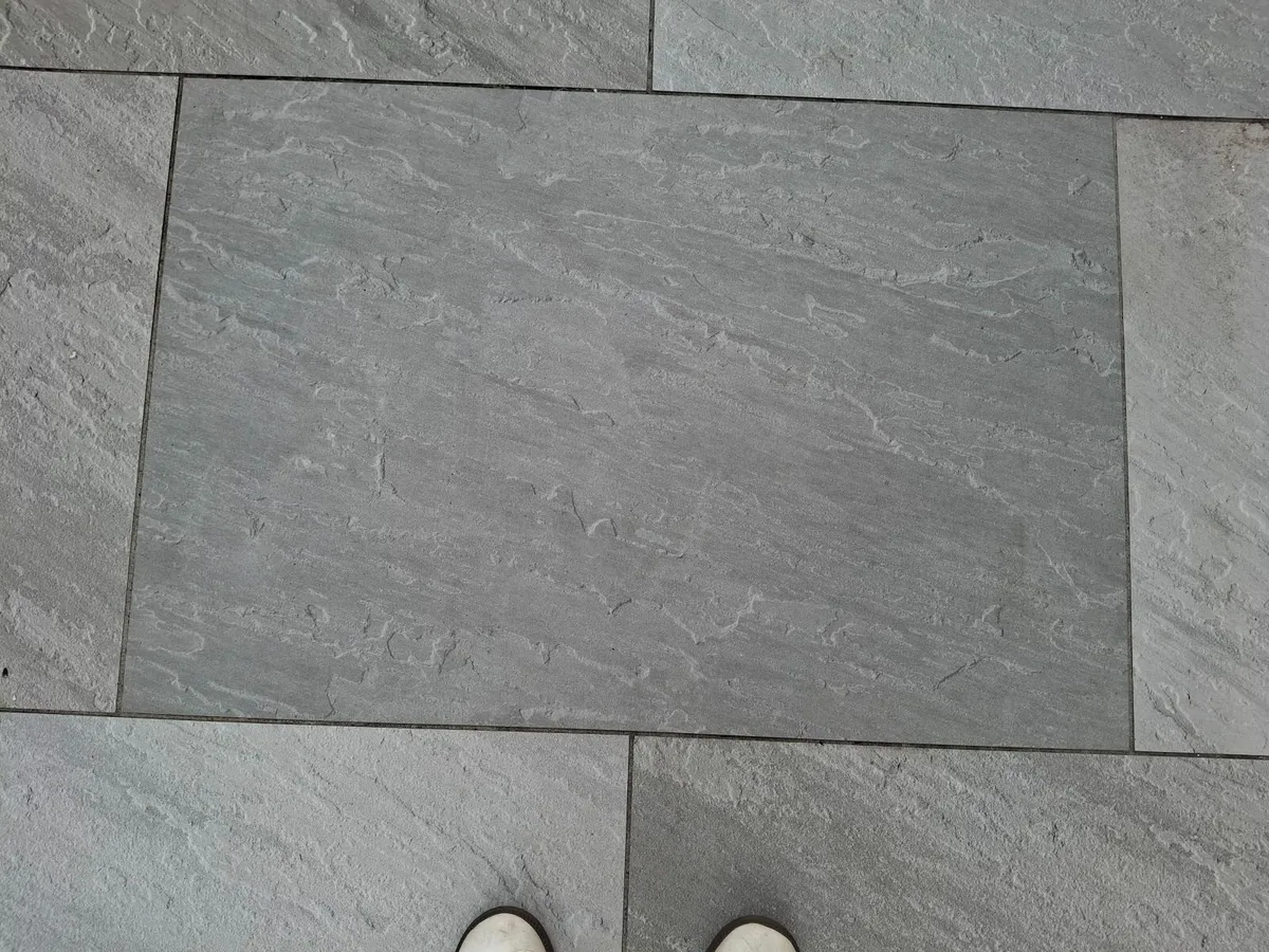 Patio Tiles - Grey Indian Porcelain - Image 3