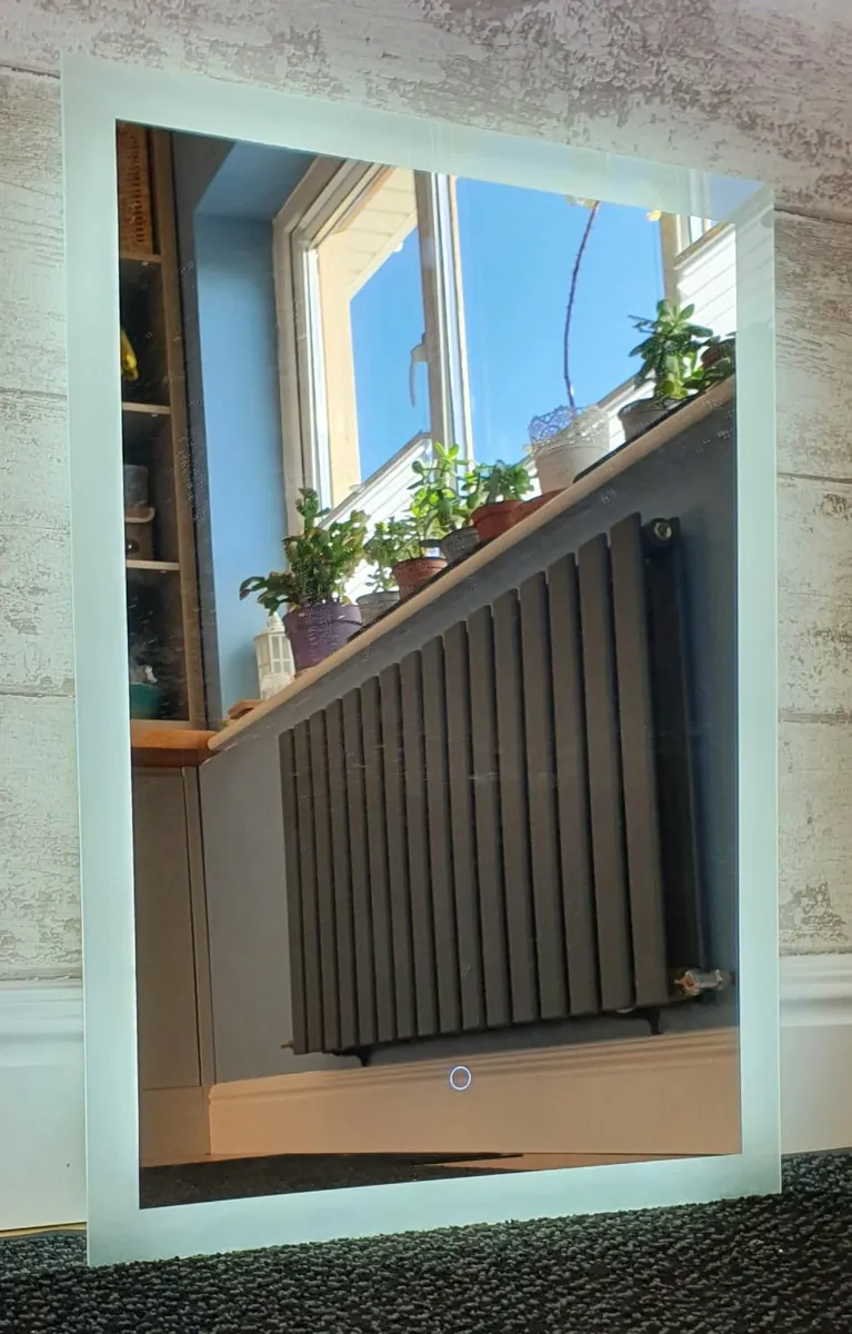 LED Bathroom Mirror Bluetooth Speakers Touch - Image 2