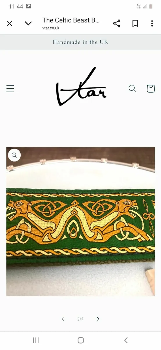 Banjo green strap vegan leather - Image 3