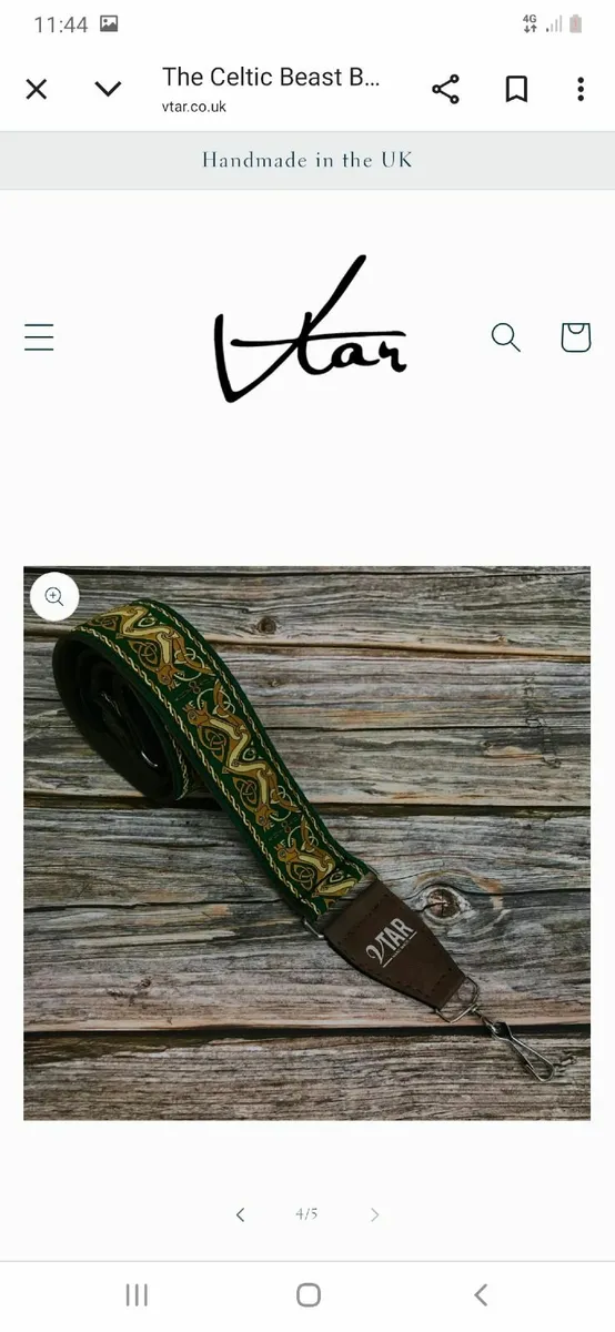 Banjo green strap vegan leather - Image 4